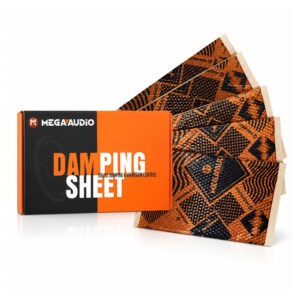 MegaAudio Premium Damping Sheets (Set of 5) – Enhanced Sound Quality, Vibration Reduction, and Noise Insulation