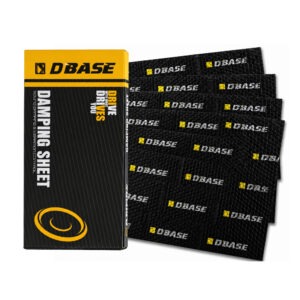 DBASE 2mm Premium Damping Sheets – Pack of 5, 750mm x 500mm Each, Total Coverage 20.2 sq.ft.