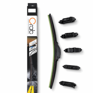Car Wiper with 5 Adapters  Silent, All-Natural Squeegee Rubber for Snow & Ice Removal, Resists Cracking & Tearing, Safe & Clean Driving, Durable Against Heat, Cold, Wiper Fluid & Salt