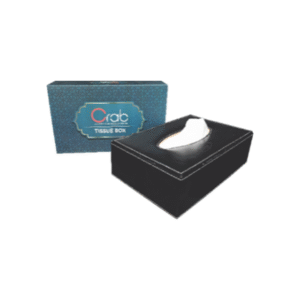 Crab Premium PU Leather Tissue Box – Dashboard Mounting, Eco-Friendly & Multipurpose Use