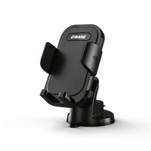DBASE DBMH005 Universal Mobile Holder for Car | 360° Rotation | Adjustable Arm | Dashboard & Windshield Mount | Strong Suction Cup | Secure Grip | Compatible with All Smartphones