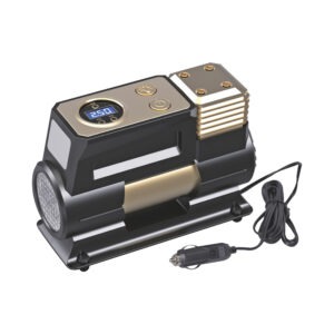 MEGAAUDIO MATI01 Premium Digital Tyre Inflator with Pressure Gauge, Heavy Metal Body & Fast Inflation Technology