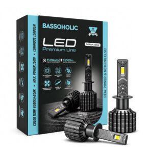 BASSOHOLIC 9012 LED Headlight For Car 150W 4300K Warm White 18M Warranty